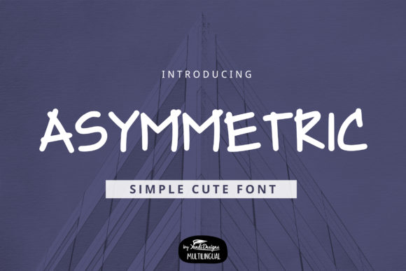 Asymmetric Font: Bold, Unique, and Ready for Impact