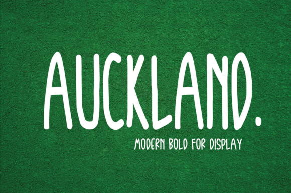 Auckland Font: Bold and Quirky Design
