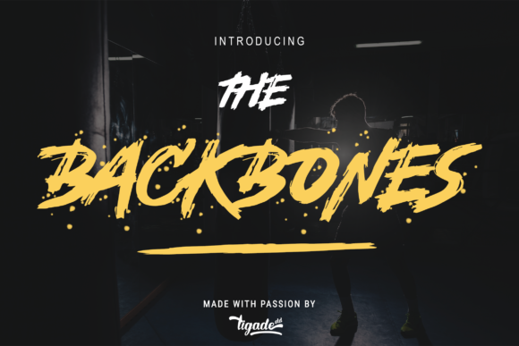 Backbones: A Bold Typeface for Editorial Impact