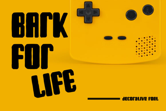 Bark for Life: A Bold Font for Creative Projects