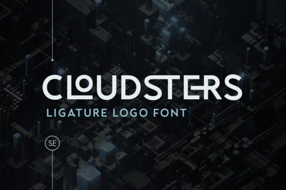 Cloudsters Display Font for Handmade Creators