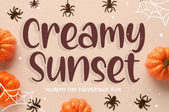 Creamy Sunset Font: Elegant Design for Digital Marketing