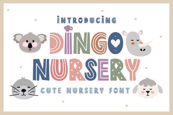 Dingo Nursery: A Playful Display Font That Makes Your Brand Instantly Memorable