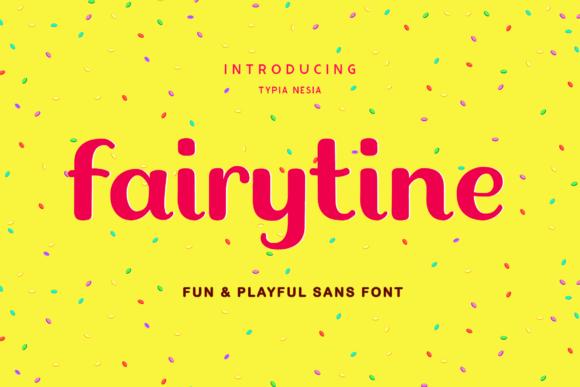 Fairytine: A Joyful Display Font