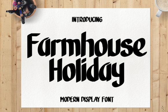 Farmhouse Holiday Font Review