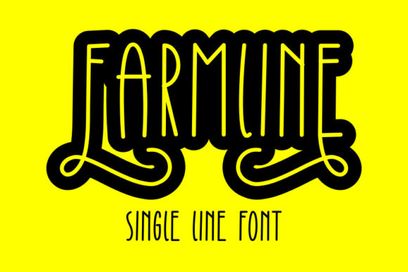 Farmline: A Bold Display Font