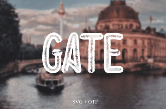 Gate: A Friendly Display Font