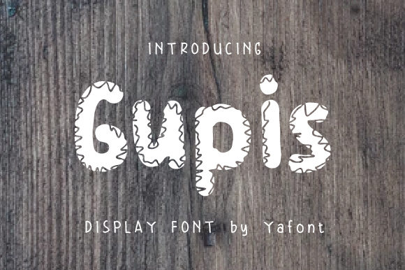 Gupis: A Bold Display Font for Marketers