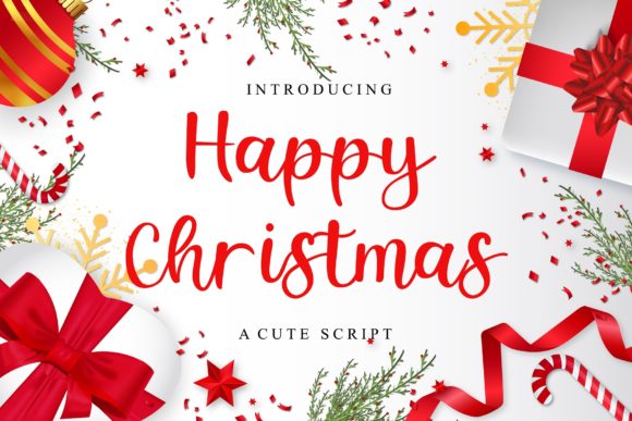 Happy Christmas Font Review