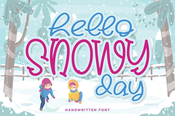 Hello Snowy Day Font Review