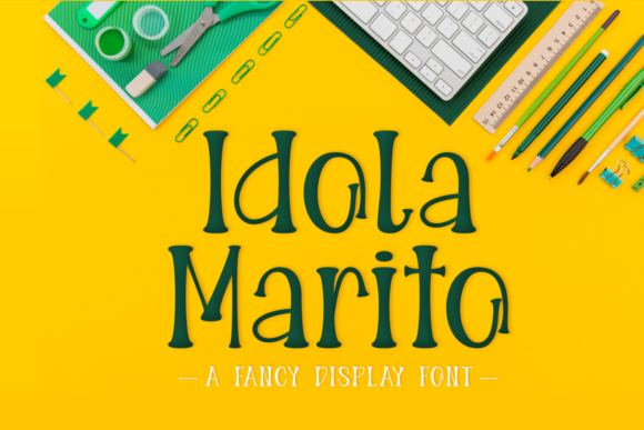 Idola Marito: A Playful Display Font That Stops Scrolling