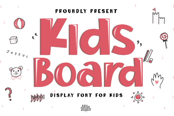 Kids Board: A Friendly Display Font for Joyful Editorial Moments