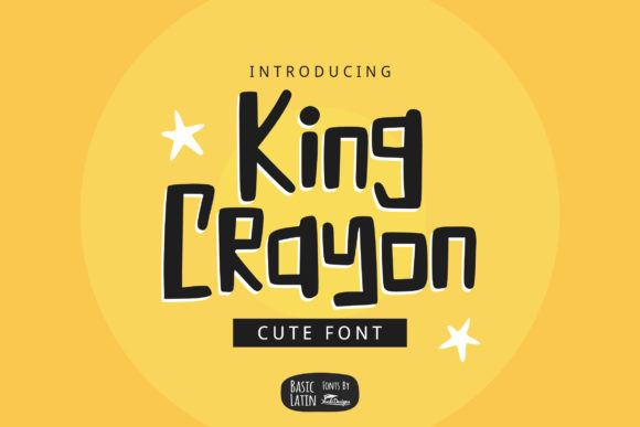 King Crayon Font for Creative Publishing