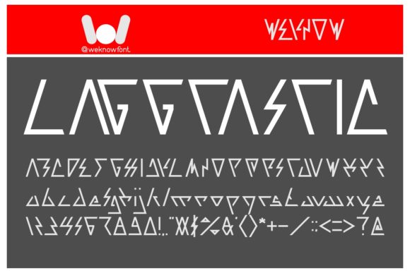 Laggtastic: A Sharp, Modern Display Font for Brand Clarity