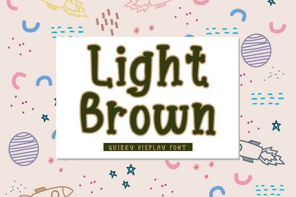 Light Brown: A Quirky Display Font