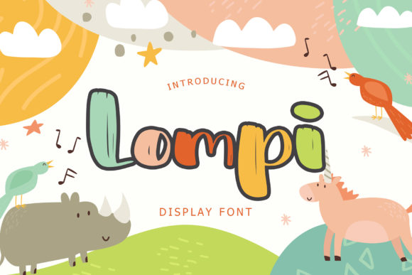Lompi: A Bold Display Font for Designers