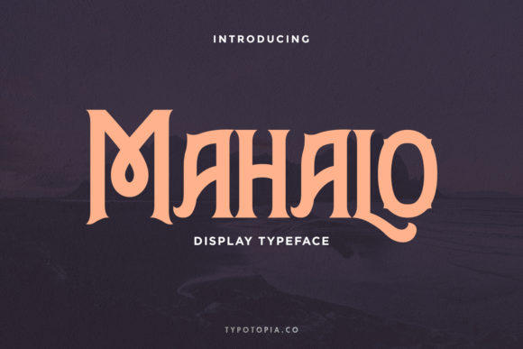 Mahalo Font: Bold & Retro for Creative Projects