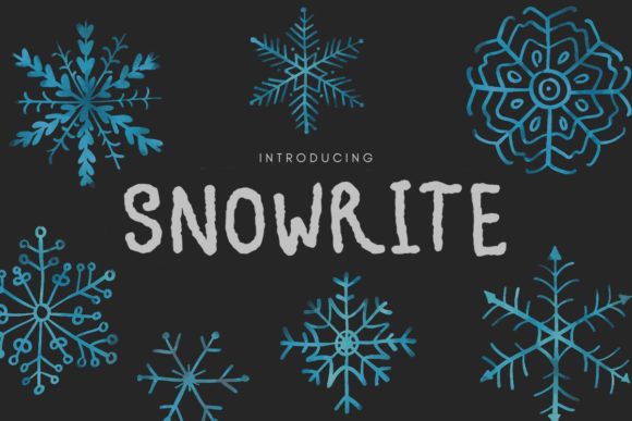 Snowrite Snow-like: A Unique Display Font