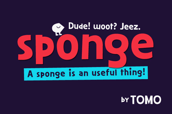 Sponge: A Modern Display Font